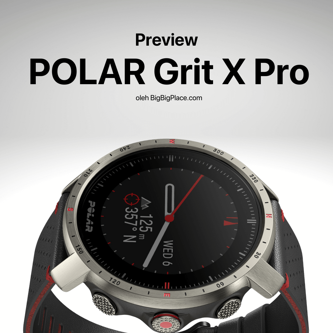 POLAR Grit X Pro - Jam Tangan Berkualiti untuk Hikers, Trail Runners atau Mountain bikers!