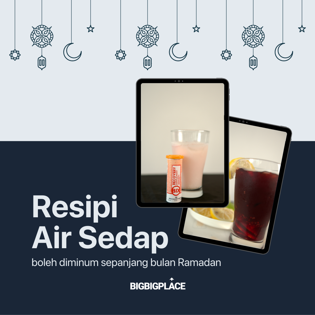 Resipi Minuman Sedap Untuk Sahur / Berbuka (Bagi Mereka Yang Aktif)