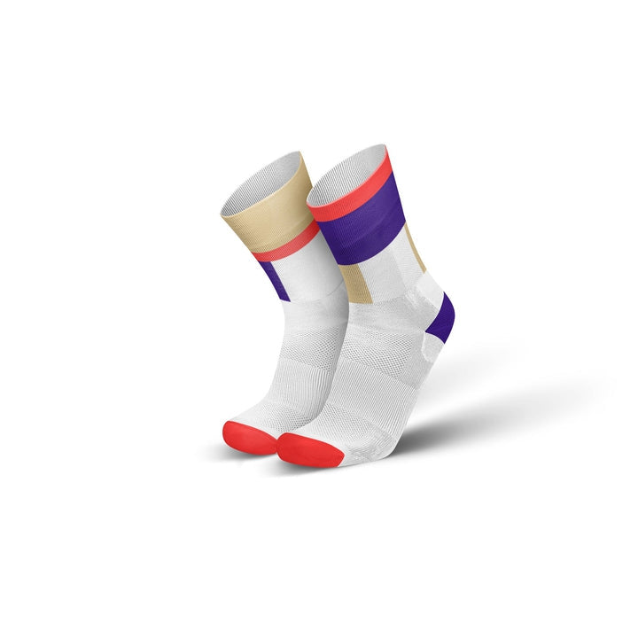 INCYLENCE Ultralights Zones Socks Purple Cream