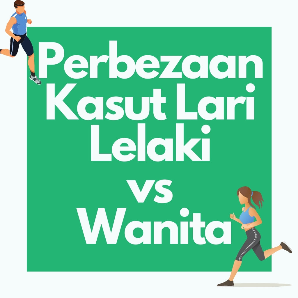Perbezaan Kasut Lari Lelaki dan Wanita