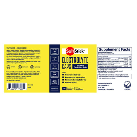 SaltStick Electrolyte Caps 4s-Cramp Solution-SaltStick-Malaysia-Singapore-Australia-Hong Kong-Philippines-Indonesia-Bigbigplace.com
