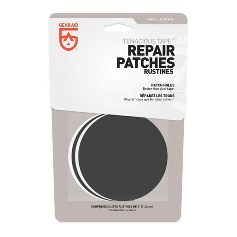 Gear Aid Tenacious Tape Repair Patches Black & Clear 3"-Care & Repair-Gear Aid-Malaysia-Singapore-Australia-Hong Kong-Philippines-Indonesia-Bigbigplace.com