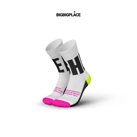 INCYLENCE BIRTHDAY EDITION 5 WHITE PINK-Socks-INCYLENCE-Malaysia-Singapore-Australia-Hong Kong-Philippines-Indonesia-Bigbigplace.com