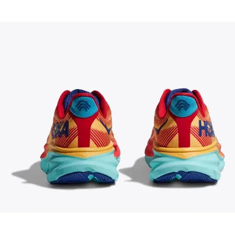 HOKA Men's Clifton 9 Wide (Cerise / Cloudless)-HOKA-Malaysia-Singapore-Australia-Hong Kong-Philippines-Indonesia-Bigbigplace.com