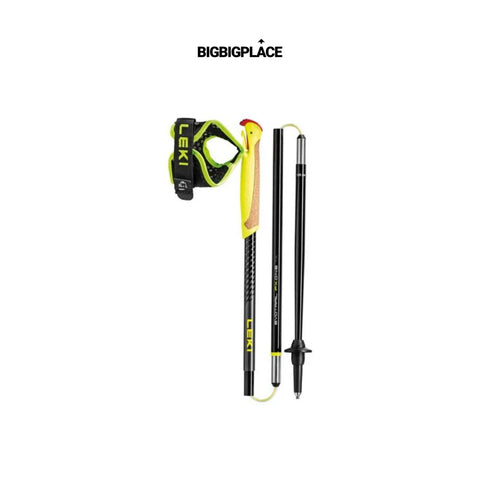 Leki Evotrail FX. ONE TA Trail Running Poles (Black/Neonyellow/Dark Anthracite)-Hiking Pole-LEKI-Malaysia-Singapore-Australia-Hong Kong-Philippines-Indonesia-Bigbigplace.com