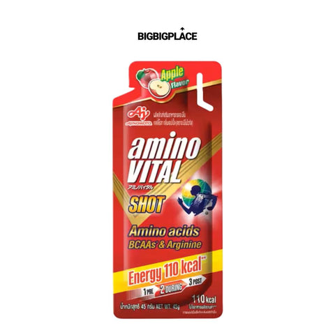 Amino Vital Red Shot 45g (Apple)-Nutrition Gel-Ajinomoto-Malaysia-Singapore-Australia-Hong Kong-Philippines-Indonesia-Bigbigplace.com