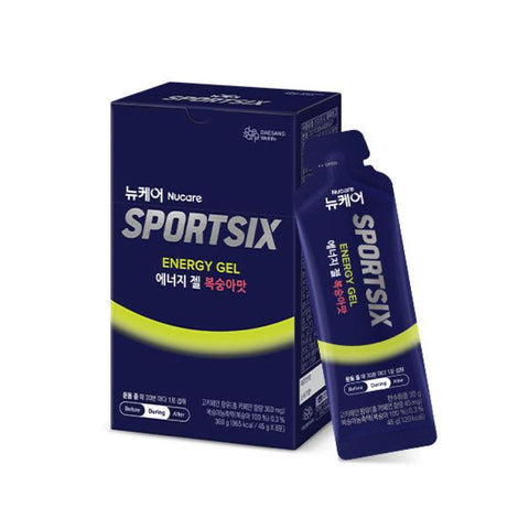 Sportsix Energy Gel Peach 45g-Boost Energy-Sportsix-Malaysia-Singapore-Australia-Hong Kong-Philippines-Indonesia-Bigbigplace.com
