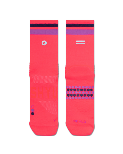Shyu Racing Sock - Cerise | Purple | Black-Socks-SHYU-Malaysia-Singapore-Australia-Hong Kong-Philippines-Indonesia-Bigbigplace.com