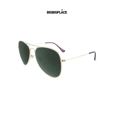 Knockaround Mile Highs Sunglasses - Gold / Aviator Green-Sunglasses-Knockaround-Malaysia-Singapore-Australia-Hong Kong-Philippines-Indonesia-Bigbigplace.com
