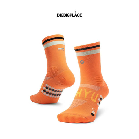 Shyu Racing Sock - Mango | Cream | Black-Socks-SHYU-Malaysia-Singapore-Australia-Hong Kong-Philippines-Indonesia-Bigbigplace.com