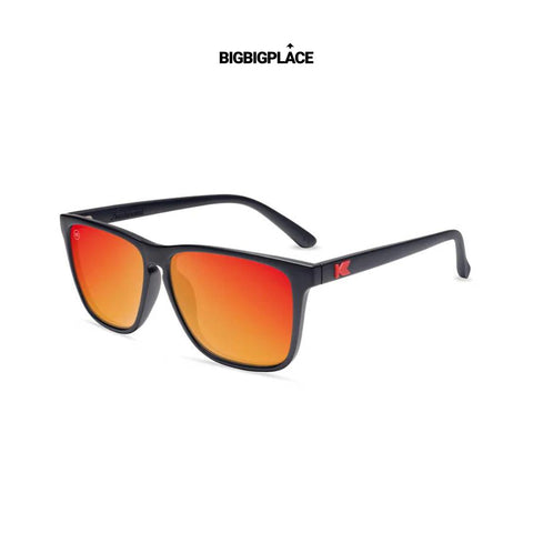 Knockaround Fast Lanes Sunglasses - Black / Red Sunset-Sunglasses-Knockaround-Malaysia-Singapore-Australia-Hong Kong-Philippines-Indonesia-Bigbigplace.com