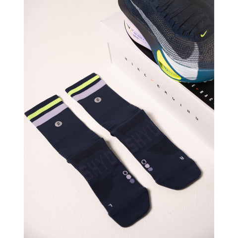 Shyu Racing Sock - Midnight | Mauve | Neon-Socks-SHYU-Malaysia-Singapore-Australia-Hong Kong-Philippines-Indonesia-Bigbigplace.com