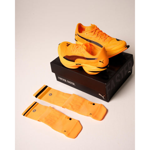 Shyu Racing Sock - Orange | Pumpkin | Black-Socks-SHYU-Malaysia-Singapore-Australia-Hong Kong-Philippines-Indonesia-Bigbigplace.com