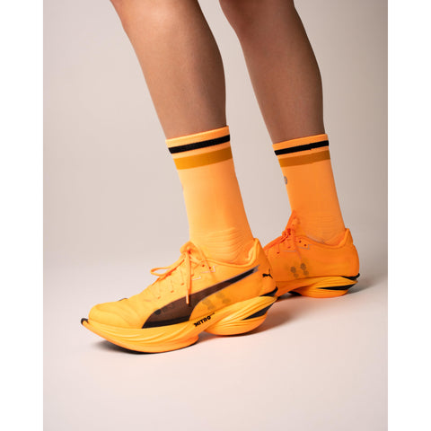 Shyu Racing Sock - Orange | Pumpkin | Black-Socks-SHYU-Malaysia-Singapore-Australia-Hong Kong-Philippines-Indonesia-Bigbigplace.com