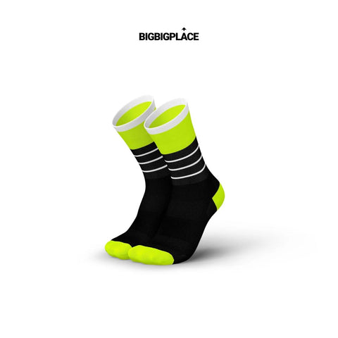 INCYLENCE ULTRALIGHT STRIPES V2 BLACK CANARY-Socks-INCYLENCE-Malaysia-Singapore-Australia-Hong Kong-Philippines-Indonesia-Bigbigplace.com