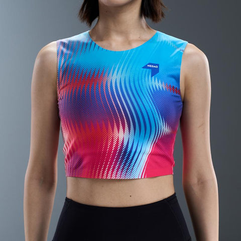 Nedao Women's QiFlow Running Crop Top Vortex 2025-Tops-NEDAO-Malaysia-Singapore-Australia-Hong Kong-Philippines-Indonesia-Bigbigplace.com