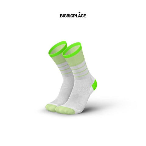 INCYLENCE ULTRALIGHT SOCKS - STRIPES V2 GREEN-Socks-INCYLENCE-Malaysia-Singapore-Australia-Hong Kong-Philippines-Indonesia-Bigbigplace.com