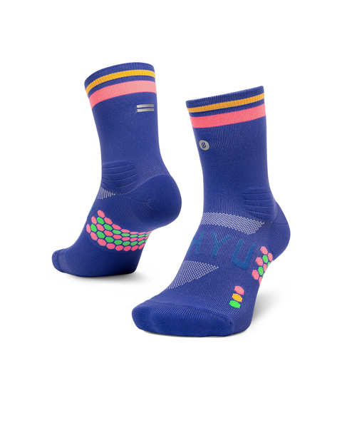 Shyu Racing Sock - Blue | Blush | Apricot-Socks-SHYU-Malaysia-Singapore-Australia-Hong Kong-Philippines-Indonesia-Bigbigplace.com