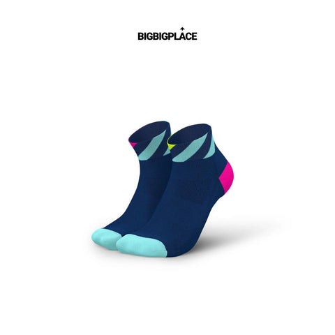 INCYLENCE RUNNING PLATFORMS SHORT NAVY BLUE MINT-Socks-INCYLENCE-Malaysia-Singapore-Australia-Hong Kong-Philippines-Indonesia-Bigbigplace.com