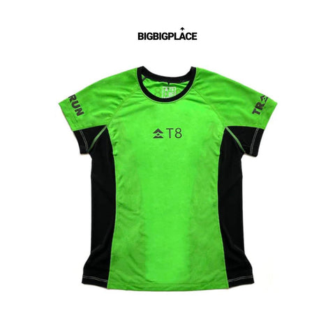 T8 Women's Iced Tee Shirt Lime-Running Top-T8 Run-Malaysia-Singapore-Australia-Hong Kong-Philippines-Indonesia-Bigbigplace.com
