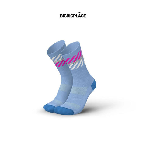 INCYLENCE MERINO LIGHT LANES WATER PINK-Socks-INCYLENCE-Malaysia-Singapore-Australia-Hong Kong-Philippines-Indonesia-Bigbigplace.com