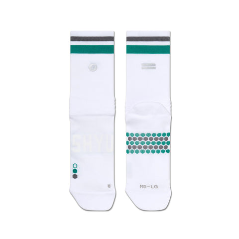 Shyu Racing Sock - White | Teal | Carbon-Socks-SHYU-Malaysia-Singapore-Australia-Hong Kong-Philippines-Indonesia-Bigbigplace.com