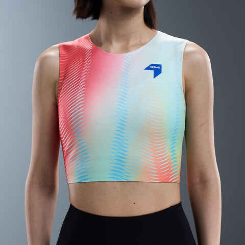 Nedao Women's QiFlow Running Crop Top Vortex 2025-Tops-NEDAO-Malaysia-Singapore-Australia-Hong Kong-Philippines-Indonesia-Bigbigplace.com