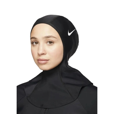 Nike Victory Swim Hijab (Black)-Swimming Cap-Sunlight-Malaysia-Singapore-Australia-Hong Kong-Philippines-Indonesia-Bigbigplace.com