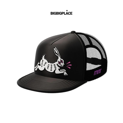 Rnnr Running Trucker Hat - All Luck Black-Trucker Cap-Rnnr-Malaysia-Singapore-Australia-Hong Kong-Philippines-Indonesia-Bigbigplace.com