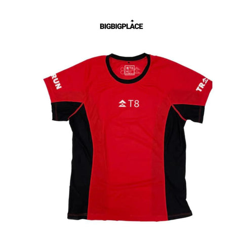 T8 Women's Iced Tee Shirt Red-Running Top-T8 Run-Malaysia-Singapore-Australia-Hong Kong-Philippines-Indonesia-Bigbigplace.com