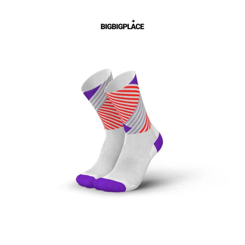 INCYLENCE Ultralight Overlays Socks - Purple Inferno-Socks-INCYLENCE-Malaysia-Singapore-Australia-Hong Kong-Philippines-Indonesia-Bigbigplace.com