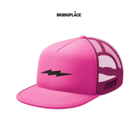Rnnr Running Trucker Hat - Bolt Pink-Trucker Cap-Rnnr-Malaysia-Singapore-Australia-Hong Kong-Philippines-Indonesia-Bigbigplace.com