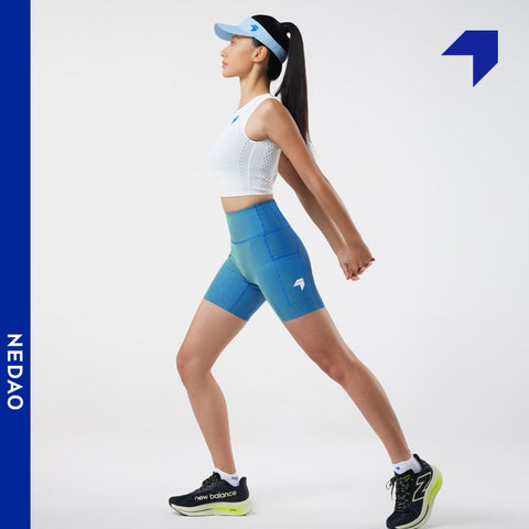 Nedao Women's VelocityX 1/2-Length Running Tights (6'' Inseam)-NEDAO-Malaysia-Singapore-Australia-Hong Kong-Philippines-Indonesia-Bigbigplace.com