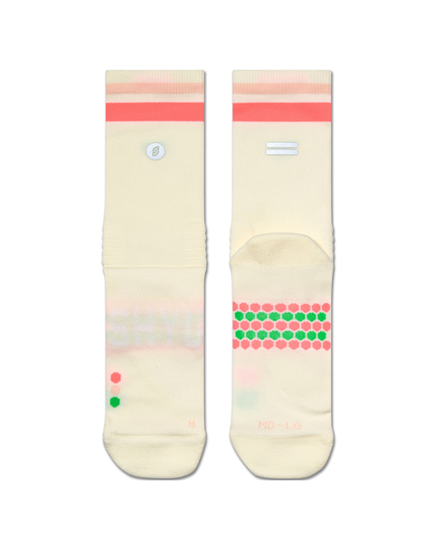 Shyu Racing Sock - Cream | Blush | Peach-Socks-SHYU-Malaysia-Singapore-Australia-Hong Kong-Philippines-Indonesia-Bigbigplace.com