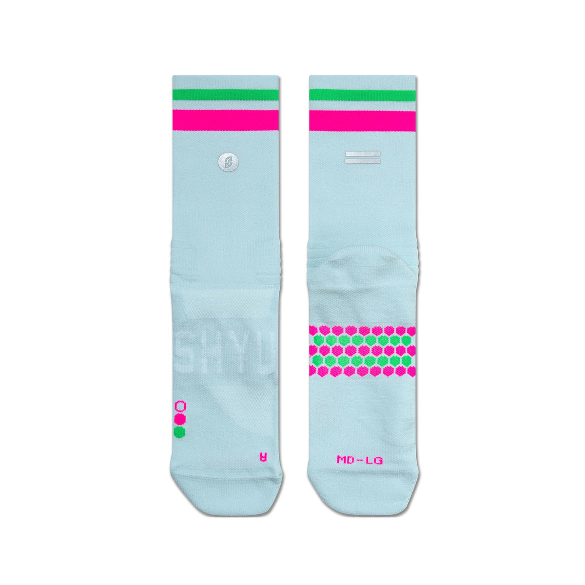 Shyu Racing Sock -Foam | Pink | Green– Bigbigplace.com