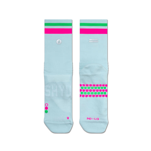 Shyu Racing Sock -Foam | Pink | Green-Socks-SHYU-Malaysia-Singapore-Australia-Hong Kong-Philippines-Indonesia-Bigbigplace.com
