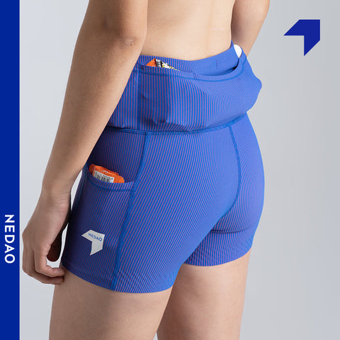 Nedao Women's VelocityX 1/4-Length Running Tights (4'' Inseam)-Running Tights-NEDAO-Malaysia-Singapore-Australia-Hong Kong-Philippines-Indonesia-Bigbigplace.com