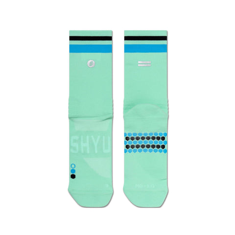 Shyu Racing Sock - Aqua | Blue | Black-Socks-SHYU-Malaysia-Singapore-Australia-Hong Kong-Philippines-Indonesia-Bigbigplace.com