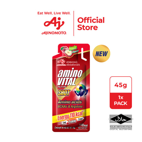 Amino Vital Red Shot 45g (Apple)-Nutrition Gel-Ajinomoto-Malaysia-Singapore-Australia-Hong Kong-Philippines-Indonesia-Bigbigplace.com