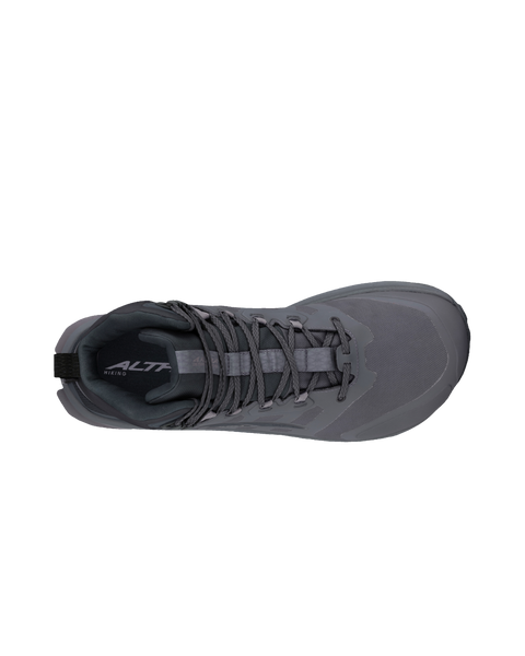 Altra Men's Lone Peak 9 Waterproof Mid - Black/Gray-Men's Run Trail Shoe-Altra-Malaysia-Singapore-Australia-Hong Kong-Philippines-Indonesia-Bigbigplace.com