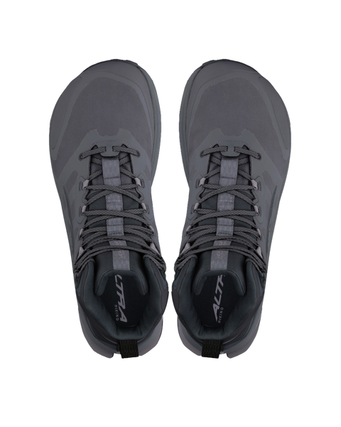 Altra Men's Lone Peak 9 Waterproof Mid - Black/Gray-Men's Run Trail Shoe-Altra-Malaysia-Singapore-Australia-Hong Kong-Philippines-Indonesia-Bigbigplace.com