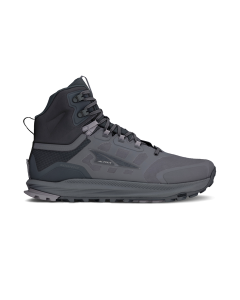 Altra Men's Lone Peak 9 Waterproof Mid - Black/Gray-Men's Run Trail Shoe-Altra-Malaysia-Singapore-Australia-Hong Kong-Philippines-Indonesia-Bigbigplace.com