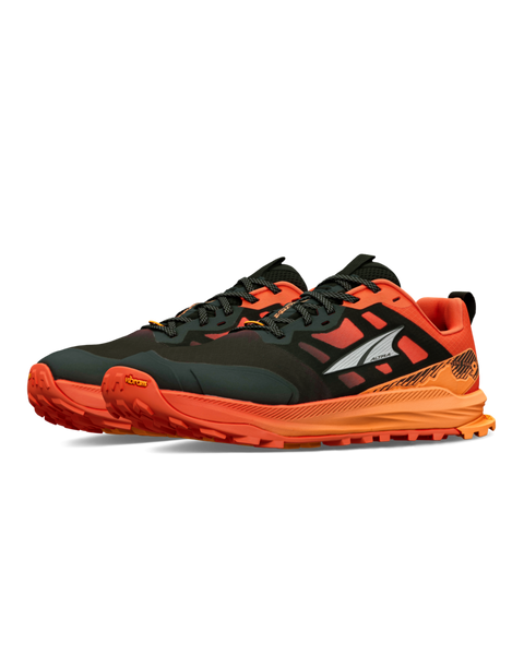 ALTRA Men's Lone Peak 9+ - Black/Orange-Men's Run Trail Shoe-Altra-Malaysia-Singapore-Australia-Hong Kong-Philippines-Indonesia-Bigbigplace.com