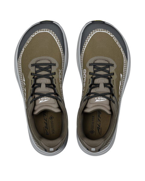 Altra Men's Torin 9 GTX - Dark Olive/Silver-Men's Run Road Shoe-Altra-Malaysia-Singapore-Australia-Hong Kong-Philippines-Indonesia-Bigbigplace.com