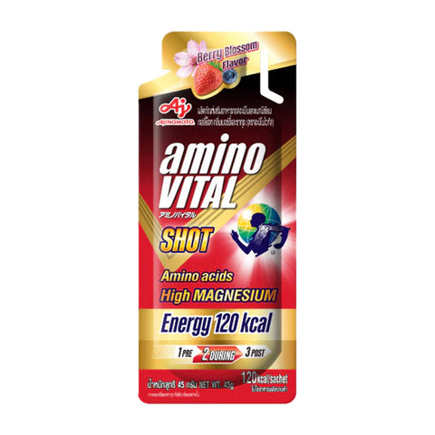 Amino Vital Red Shot 45g (Berry Blossom)-Nutrition Gel-Ajinomoto-Malaysia-Singapore-Australia-Hong Kong-Philippines-Indonesia-Bigbigplace.com