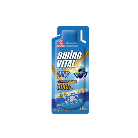 Amino Vital Blue Shot 36g (Grape)-Energy Gels-Ajinomoto-Malaysia-Singapore-Australia-Hong Kong-Philippines-Indonesia-Bigbigplace.com