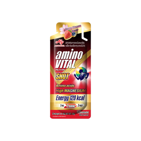 Amino Vital Red Shot 45g (Berry Blossom)-Energy Gels-Ajinomoto-Malaysia-Singapore-Australia-Hong Kong-Philippines-Indonesia-Bigbigplace.com