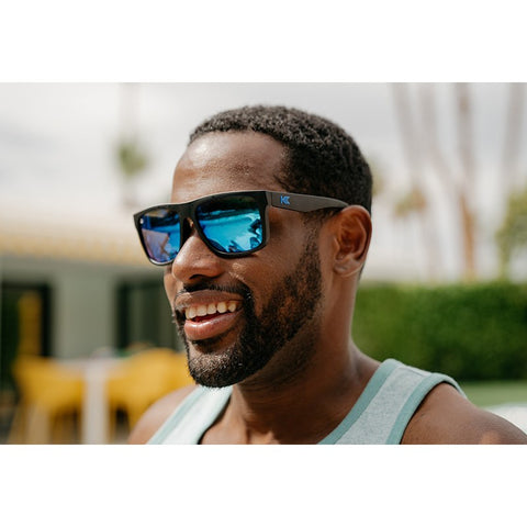 Knockaround Torrey Pines Sunglasses - Black & Blue-Torrey Pines-Knockaround-Malaysia-Singapore-Australia-Hong Kong-Philippines-Indonesia-Bigbigplace.com