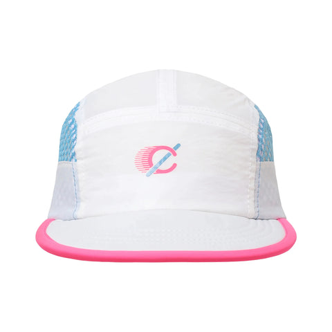 Capslock Mesh Cap 5 Panel Motion Turf 5 White Pink-Meshcap-Capslock-Malaysia-Singapore-Australia-Hong Kong-Philippines-Indonesia-Bigbigplace.com