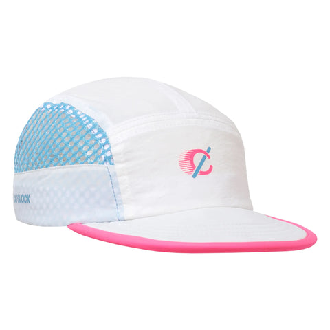 Capslock Mesh Cap 5 Panel Motion Turf 5 White Pink-Meshcap-Capslock-Malaysia-Singapore-Australia-Hong Kong-Philippines-Indonesia-Bigbigplace.com